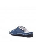 Sandale comfort en simili cuir