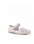 Sandale comfort en simili cuir