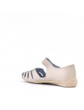 Sandale comfort en simili cuir