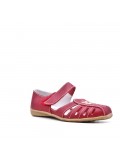 Sandale comfort en simili cuir