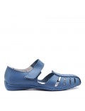 Sandale comfort en simili cuir