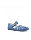 Sandale comfort en simili cuir