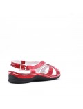 Sandale comfort en simili cuir