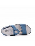 Sandale comfort en simili cuir