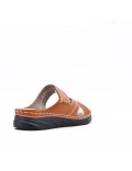 Sandale comfort en simili cuir