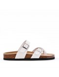 Women sandal in faux leather