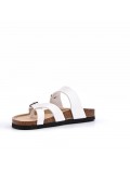 Women sandal in faux leather