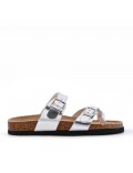 Women sandal in faux leather