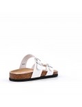 Women sandal in faux leather