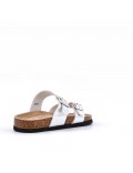 Women sandal in faux leather