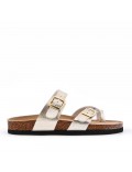 Women sandal in faux leather