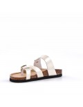 Women sandal in faux leather