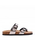 Women sandal in faux leather