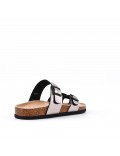 Women sandal in faux leather