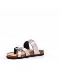 Women sandal in faux leather