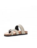 Women sandal in faux leather