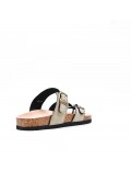 Women sandal in faux leather