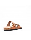 Women sandal in faux leather