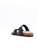 Women sandal in faux leather