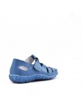 Sandale comfort en simili cuir