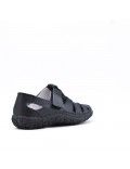 Sandale comfort en simili cuir