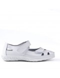 Sandale comfort en simili cuir