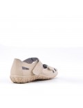 Sandale comfort en simili cuir