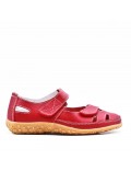 Sandale comfort en simili cuir