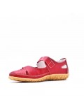 Sandale comfort en simili cuir