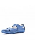 Sandale comfort en simili cuir