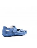 Sandale comfort en simili cuir