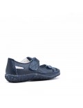 Sandale comfort en simili cuir