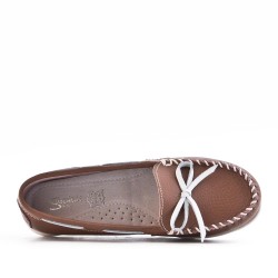 Moccasin in faux leather