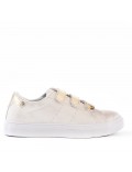 Faux leather sneakers for women