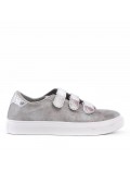 Faux leather sneakers for women