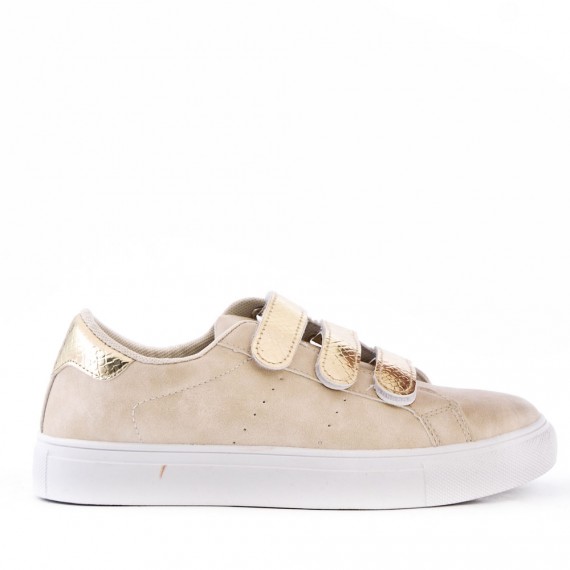 Faux leather sneakers for women