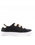 Faux leather sneakers for women