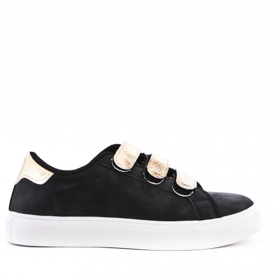 Basket en simili cuir pour femme