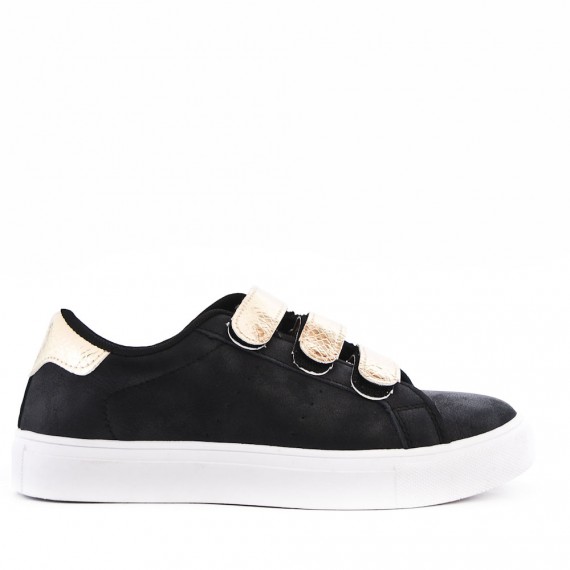 Faux leather sneakers for women