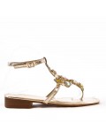 Women Flat sandal with rhinestones