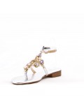 Women Flat sandal with rhinestones