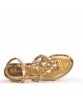 Women Flat sandal with rhinestones