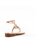 Women Flat sandal with rhinestones