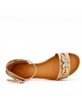 Women Flat sandal with rhinestones