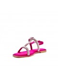 Women Flat sandal with rhinestones