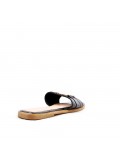 Faux leather slide for women