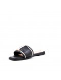 Faux leather slide for women