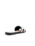 Faux leather slide for women