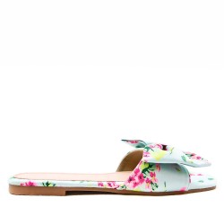  Slide with floral pattern for women