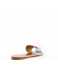 Faux suede slide for women